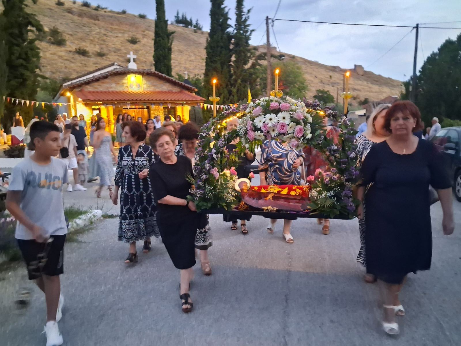 Λαμπρές οι θρησκευτικές εκδηλώσεις του Δεκαπενταύγουστου στο Καστρί Αγιάς